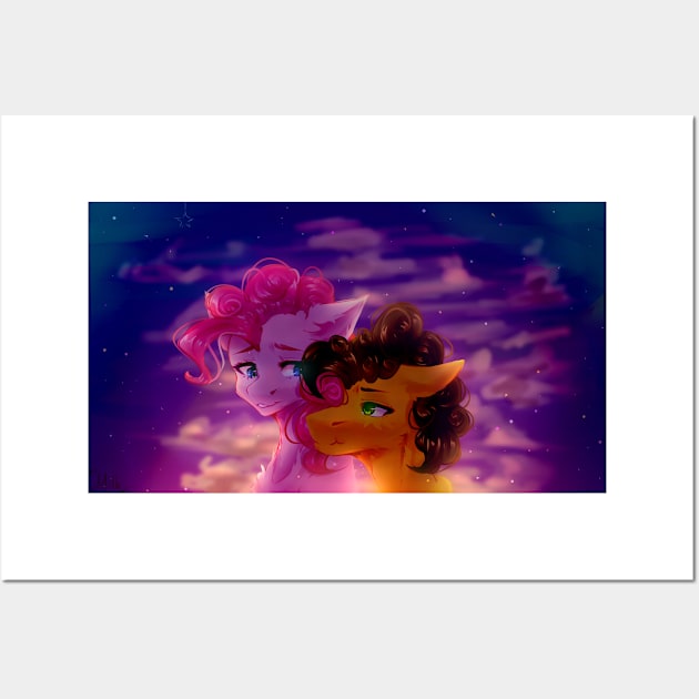 MLP Pinkie Pie & Cheese Sandwich Wall Art by MilkFav03